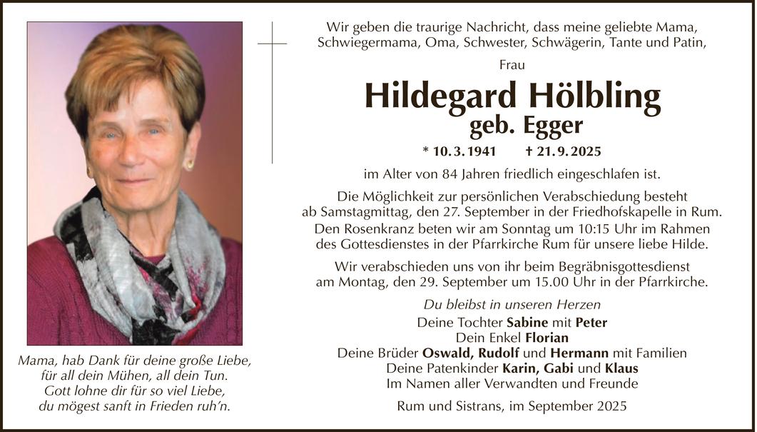 Hildegard Hölbling Bild