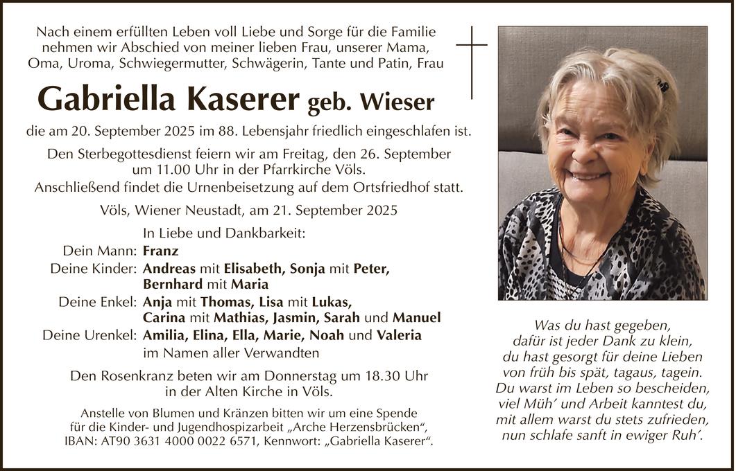 Gabriella Kaserer Bild