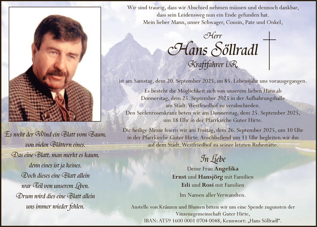  Hans Söllradl Bild