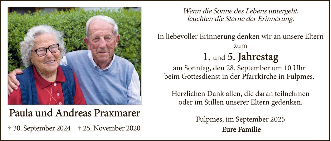 Paula und Andreas Praxmarer