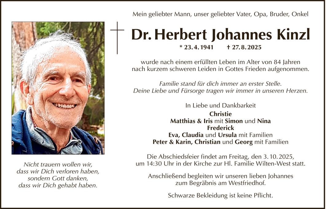 Herbert Johannes  Kinzl Bild