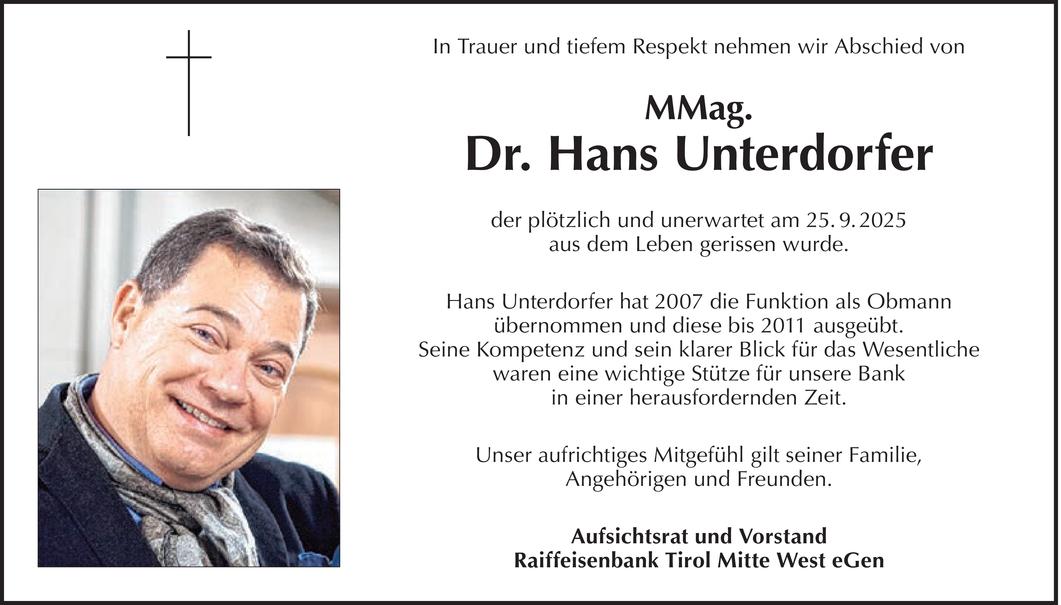 Hans Unterdorfer Bild