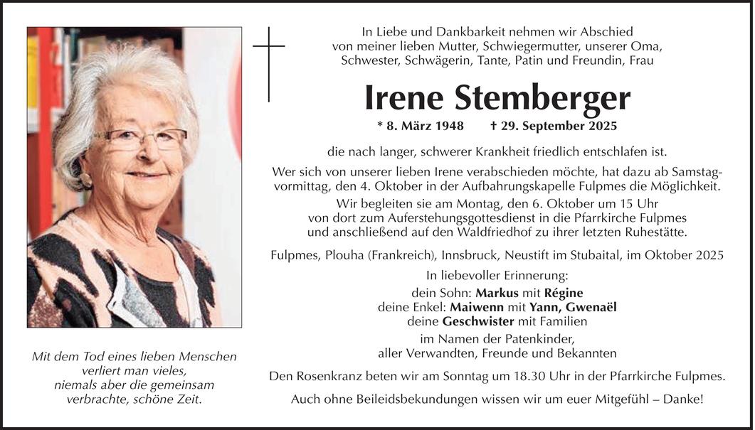 Irene Stemberger Bild