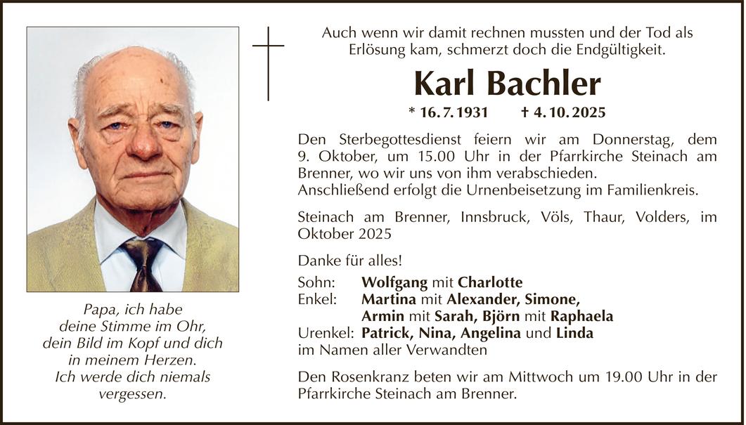 Karl Bachler