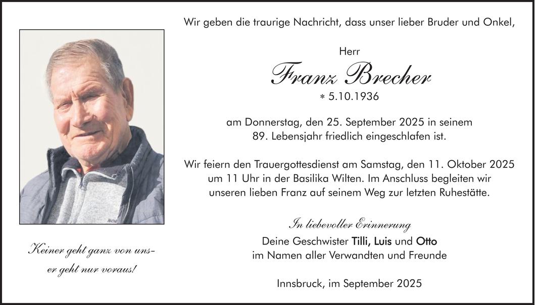 Franz Brecher Bild