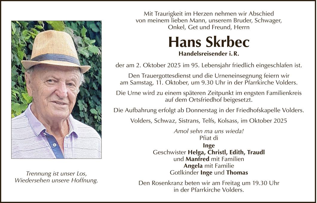 Johann Skrbec Bild