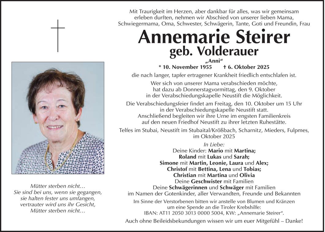 Annemarie Steirer Bild