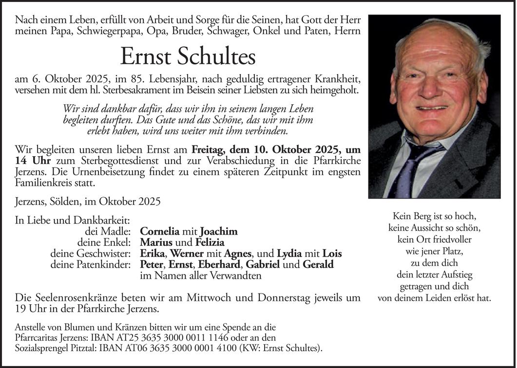 Ernst Schultes Bild