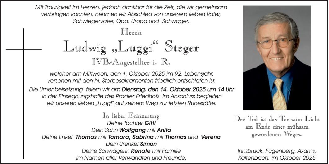 Ludwig Steger Bild