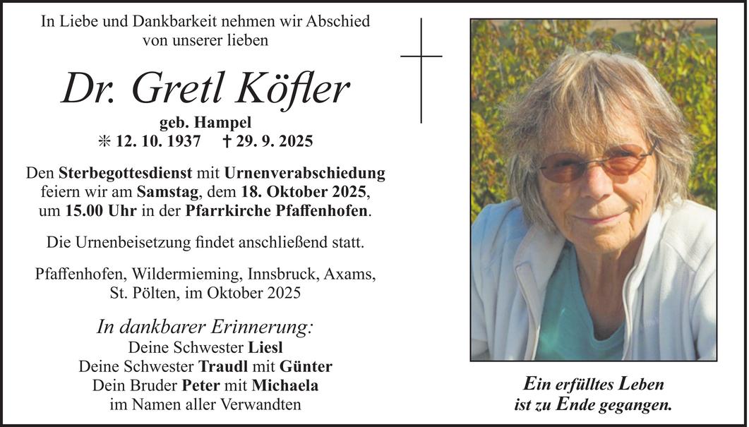 Gretl Köfler Bild