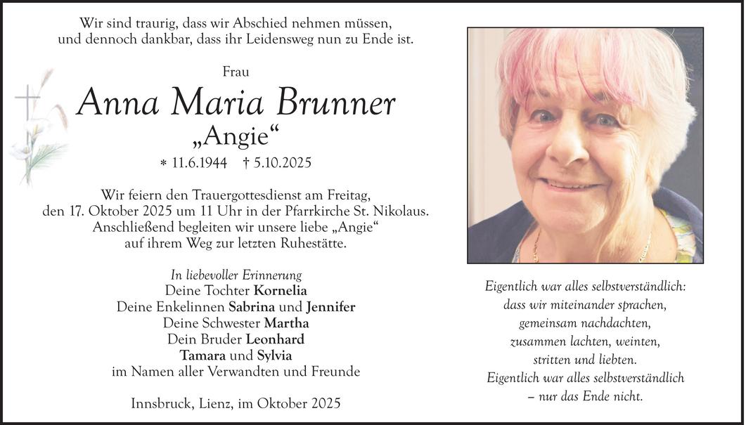 Anna Maria Brunner Bild