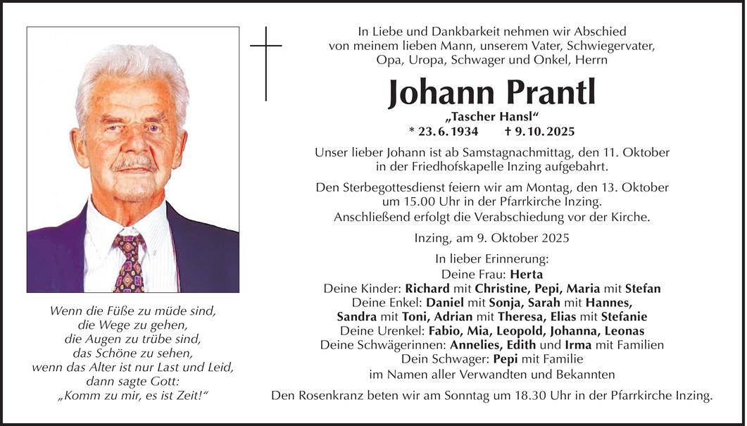 Johann Prantl Bild