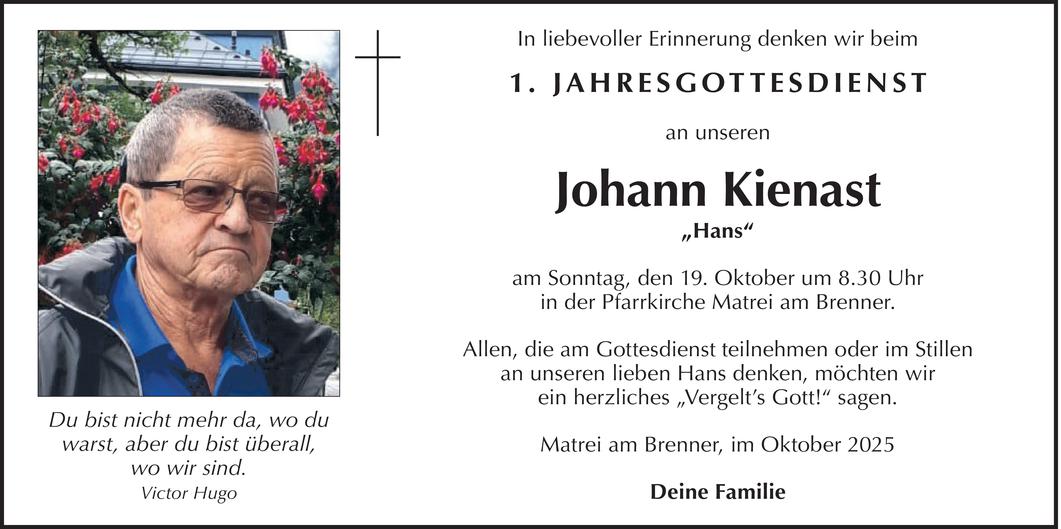 Johann Kienast