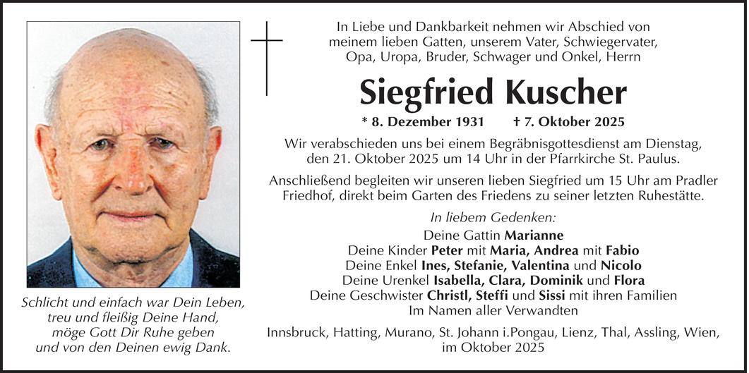 Siegfried Kuscher Bild