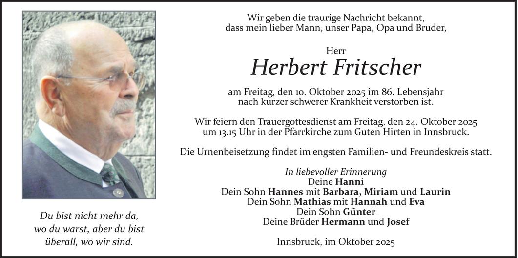 Herbert Fritscher Bild