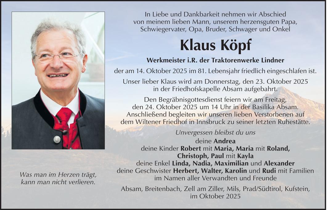 Klaus Köpf Bild