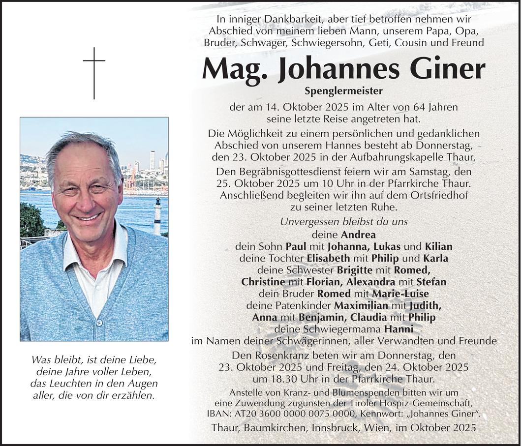 Johannes Giner Bild