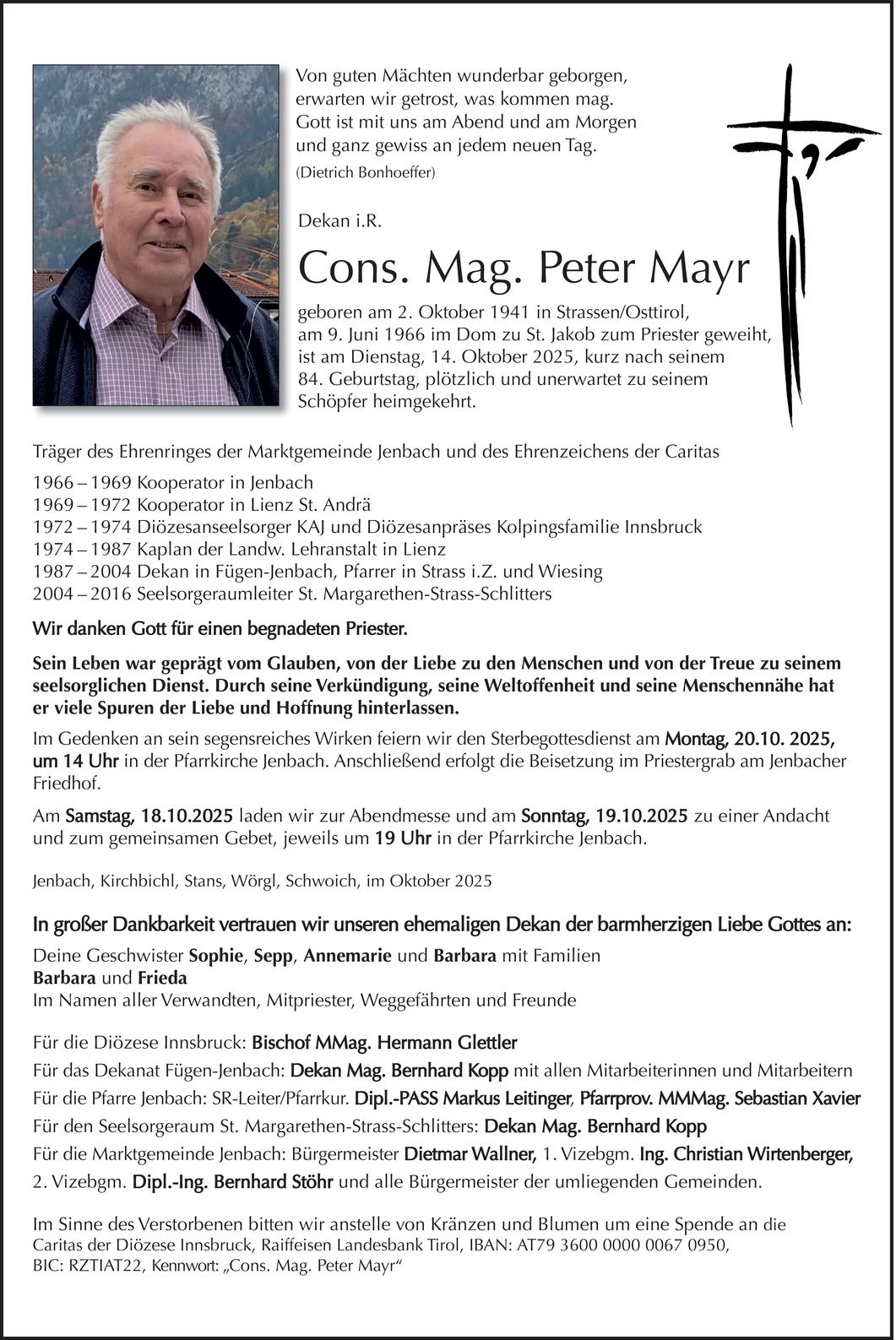 Peter Mayr Bild