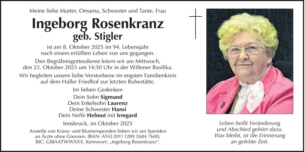 Ingeborg Rosenkranz Bild