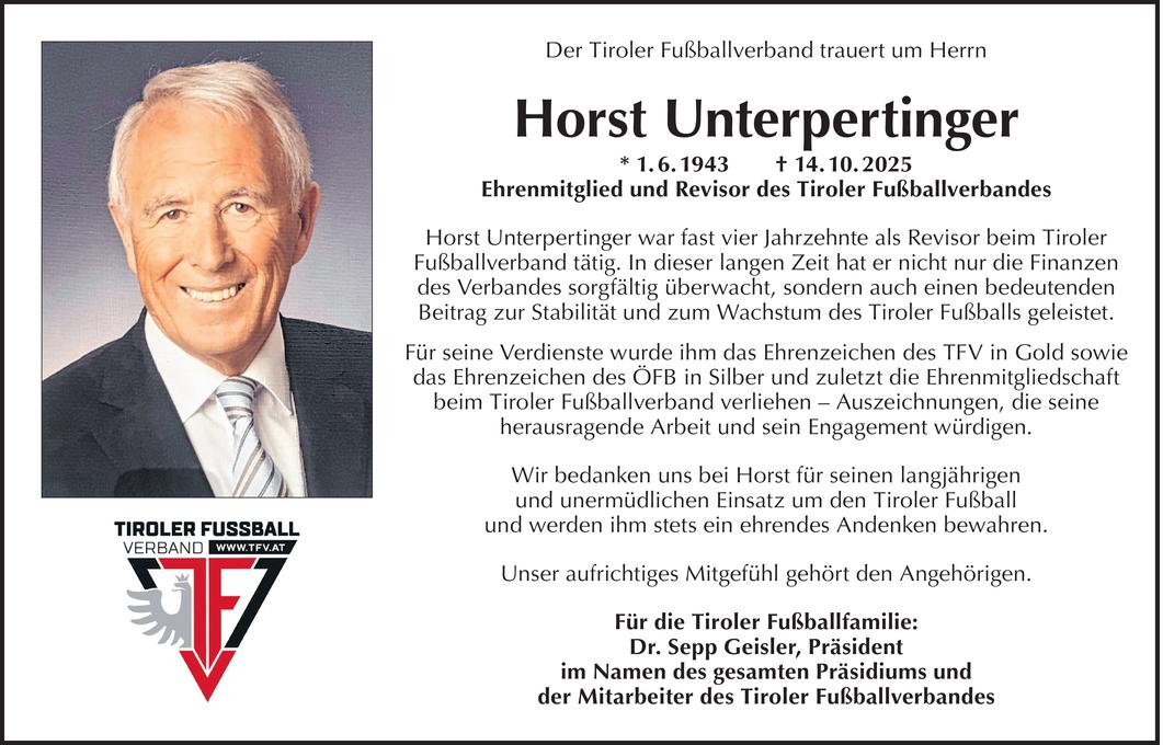 Horst Unterpertinger Bild