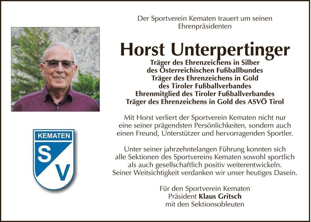 Horst Unterpertinger Bild