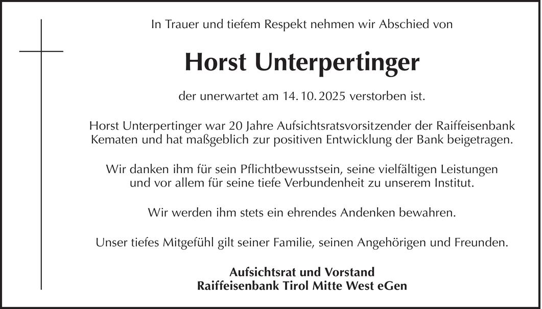 Horst Unterpertinger Bild