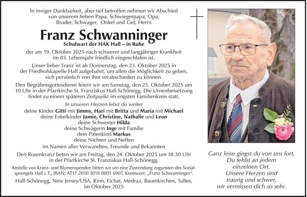 Franz Schwanninger Bild