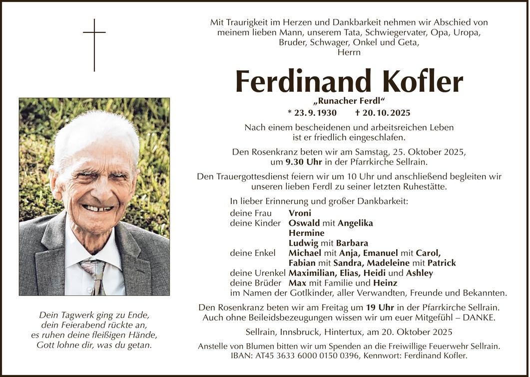 Ferdinand Kofler