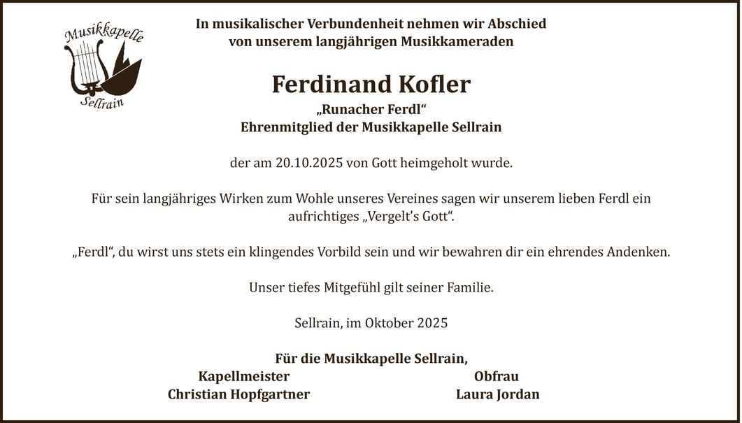 Ferdinand Kofler