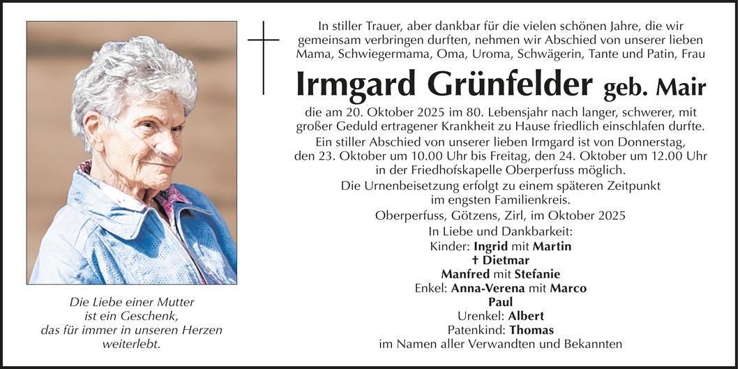 Irmgard Grünfelder