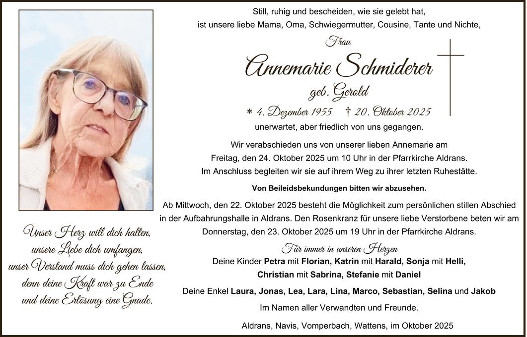 Annemarie Schmiderer