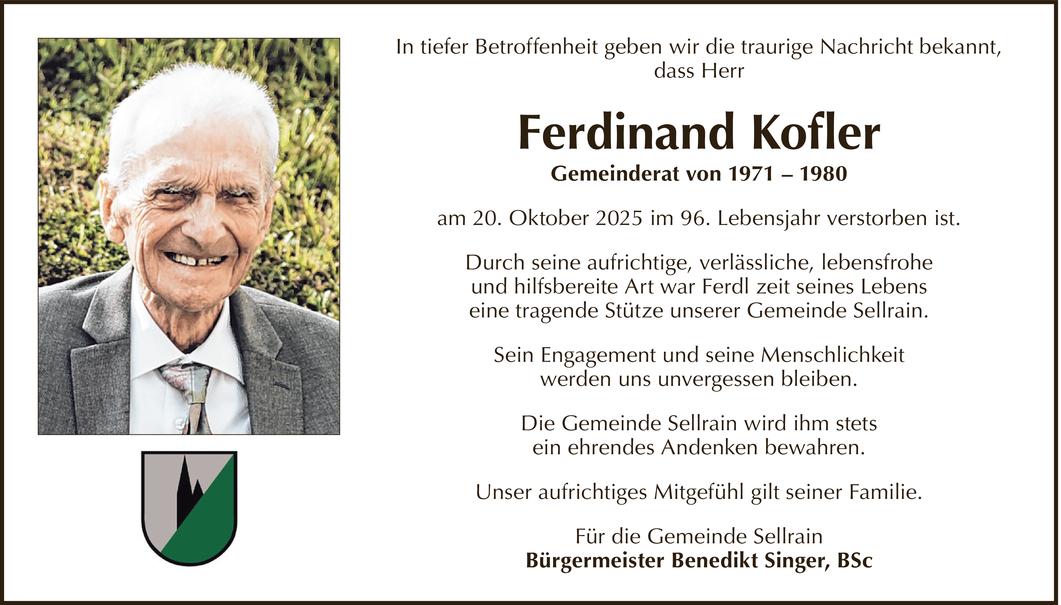 Ferdinand Kofler