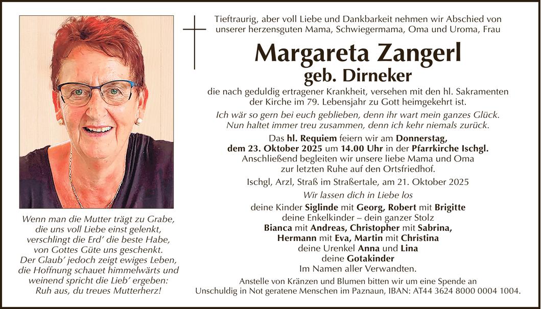 Margareta Zangerl Bild