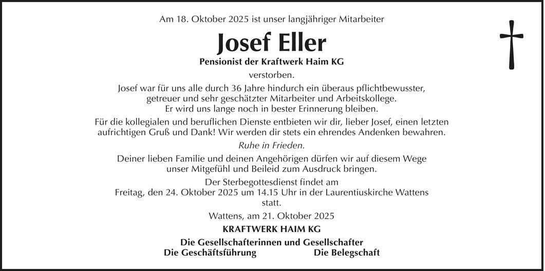 Josef Eller Bild