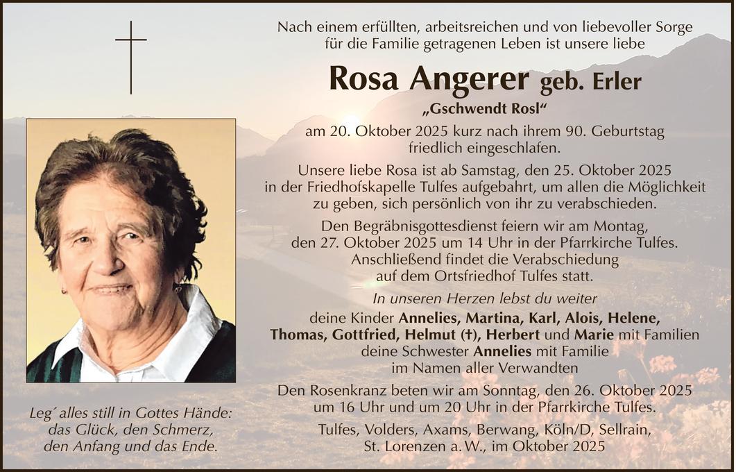 Rosa Angerer Bild