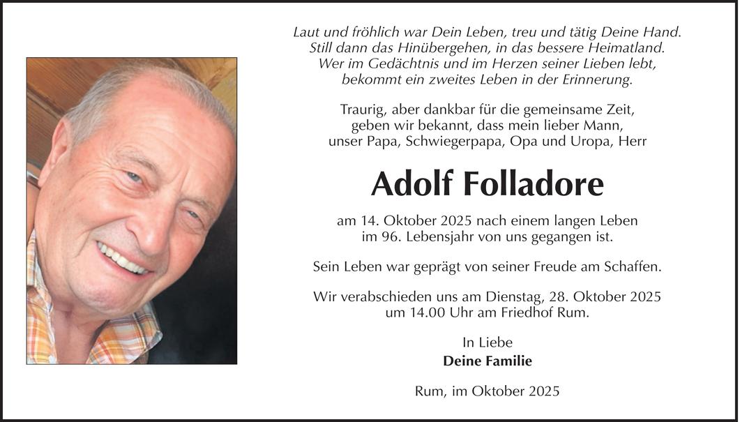 Adolf Folladore Bild
