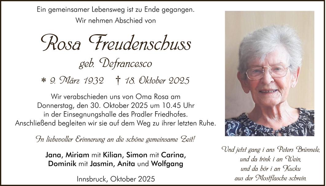 Rosa Freudenschuss