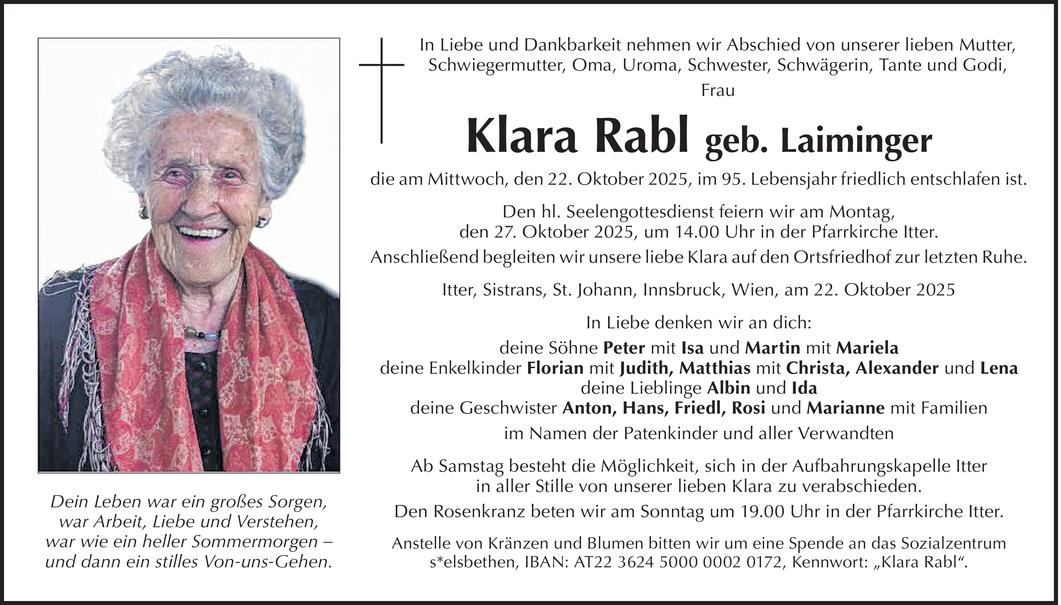 Klara Rabl Bild
