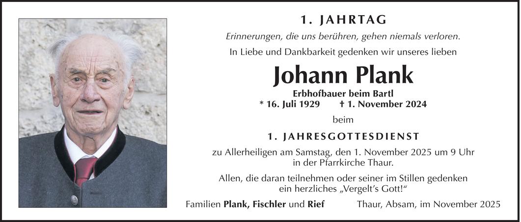 Johann Plank Bild