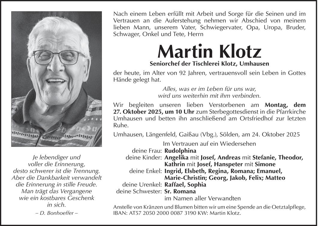 Martin Klotz Bild