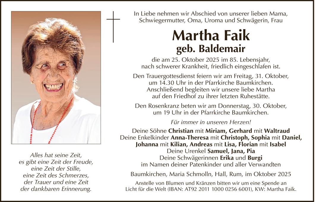 Martha Faik Bild