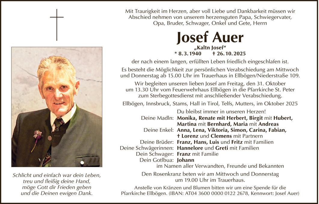 Josef Auer Bild