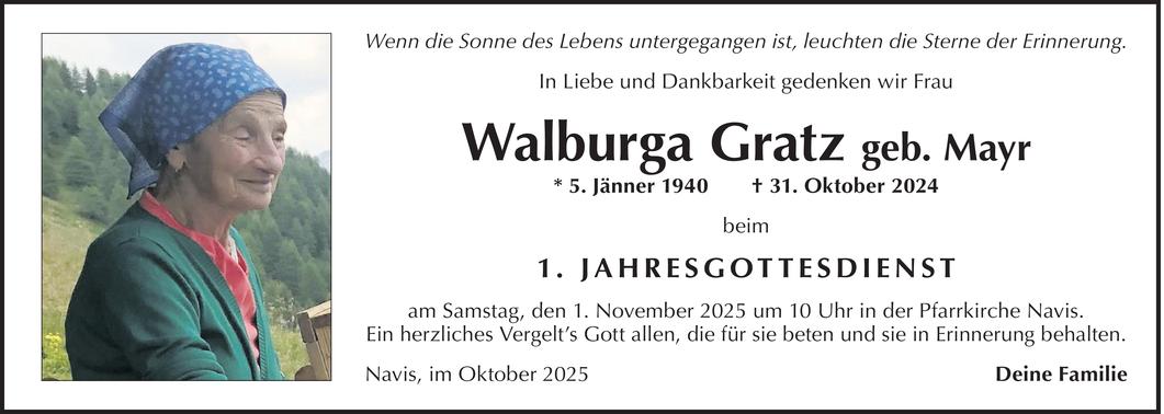 Walburga Gratz Bild