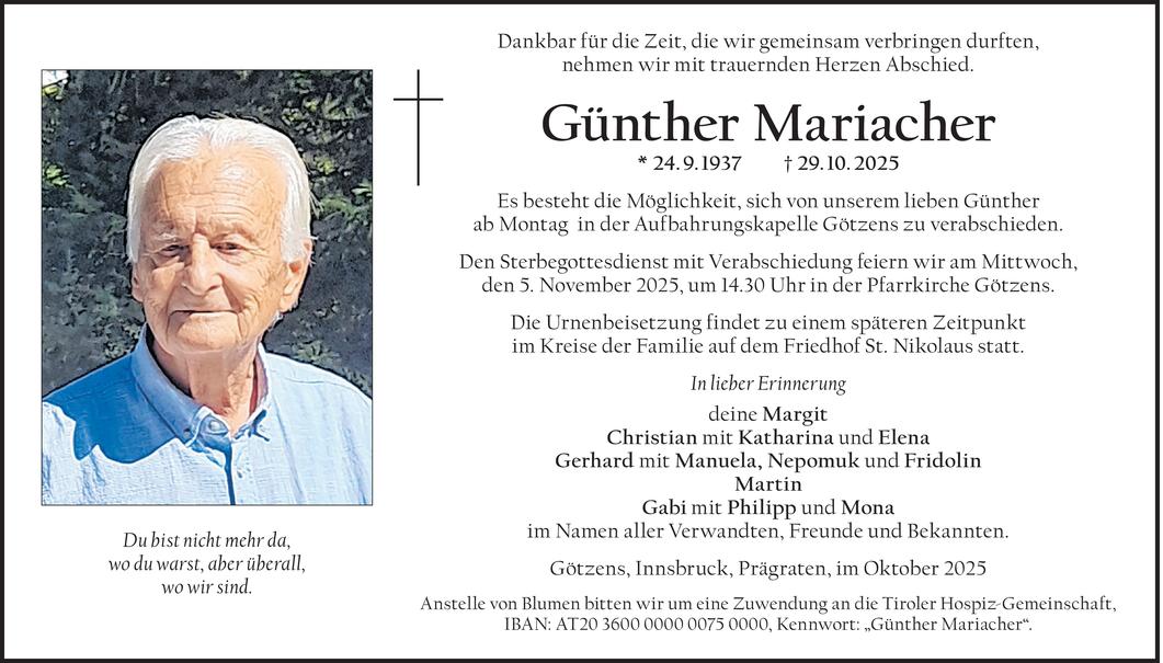 Günther Mariacher