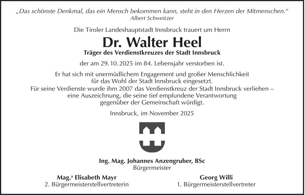 Walter Heel Bild