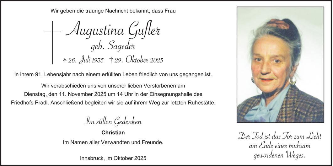 Augustina Gufler Bild
