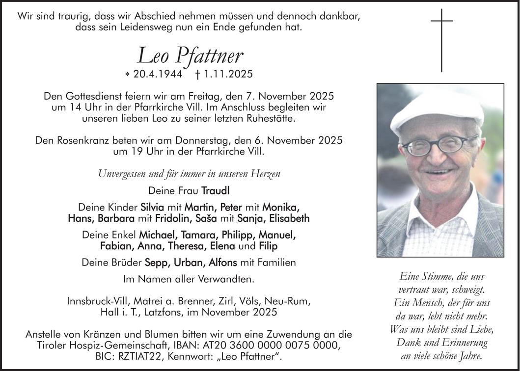 Leo Pfattner Bild