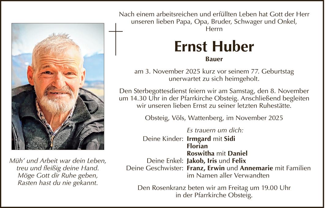 Ernst Huber Bild