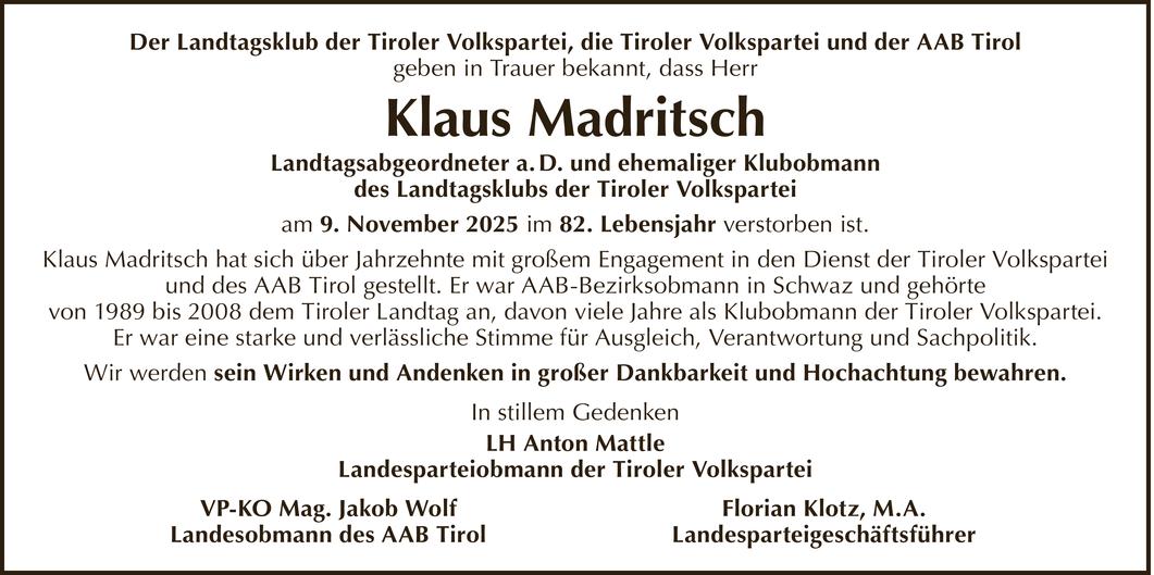 Klaus Madritsch Bild