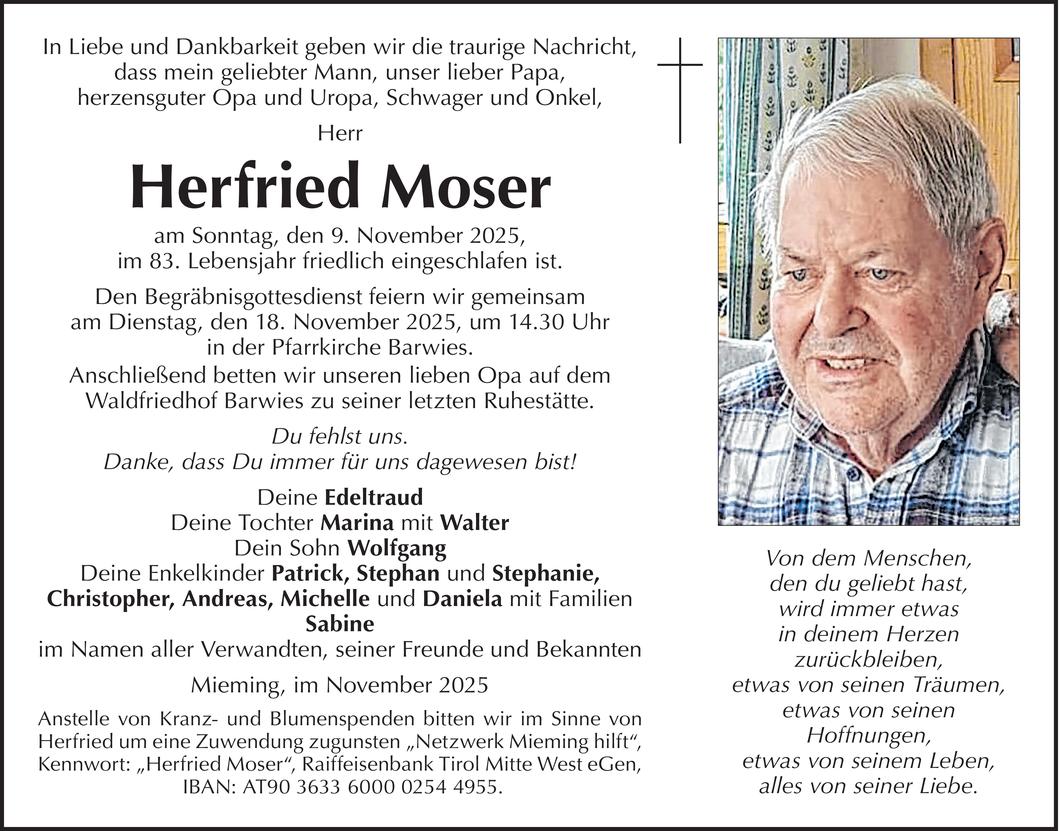 Herfried Moser Bild
